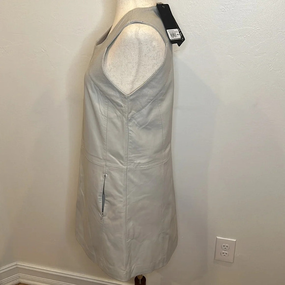 BOD & CHRISTENSEN DOLLY GENUINE LEATHER DRESS ZIPPER POCKETS NEW WITH TAGS - Picture 5 of 10